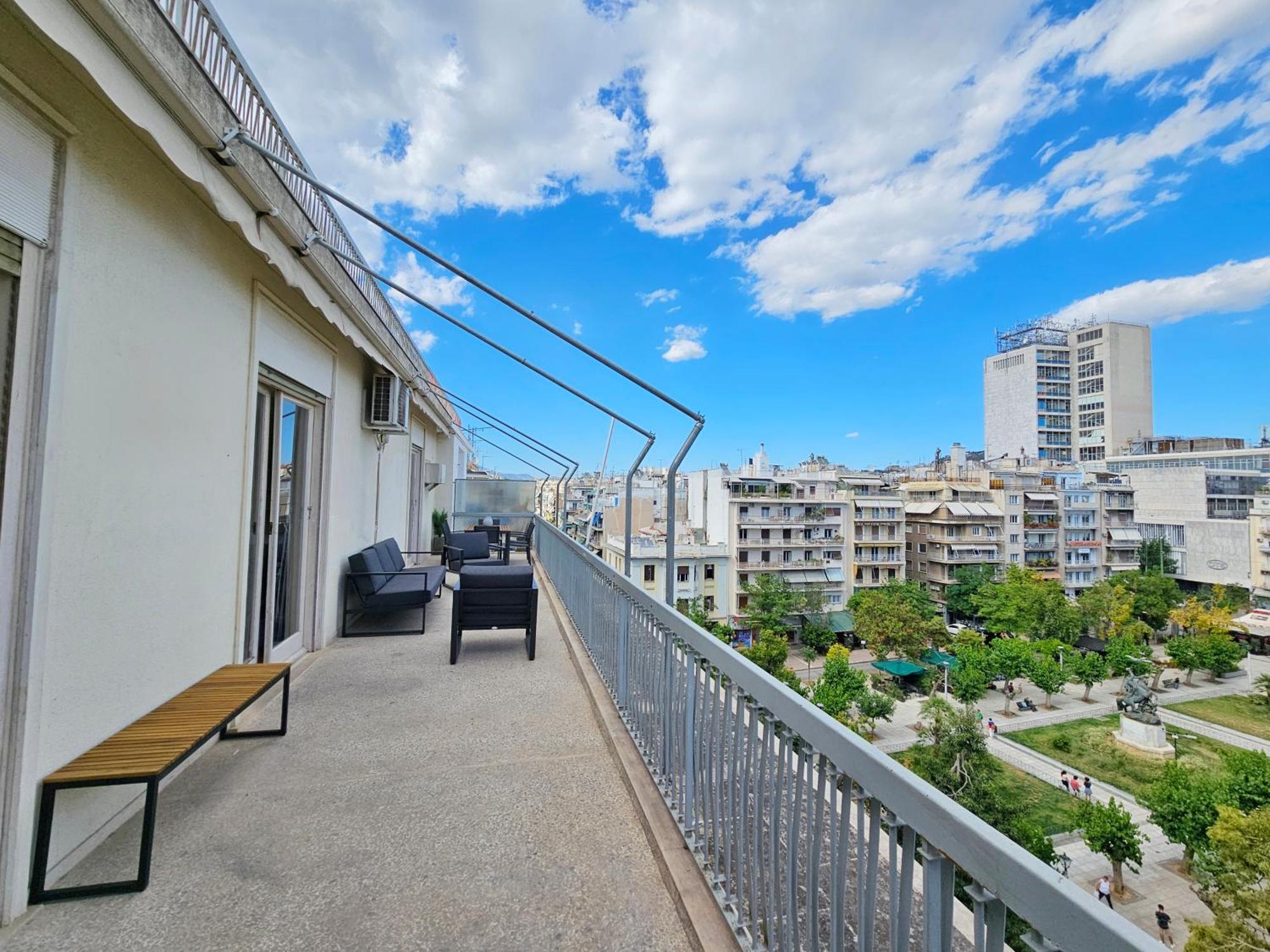 Victoria Capitan Apartments Athen Exterior foto