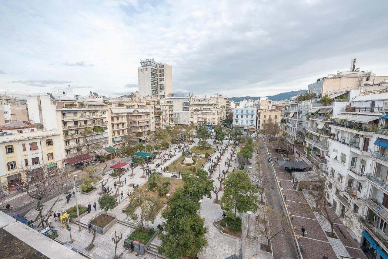 Victoria Capitan Apartments Athen Exterior foto