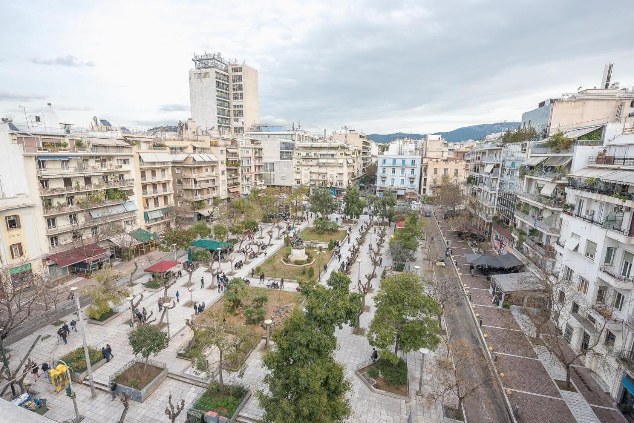 Victoria Capitan Apartments Athen Exterior foto